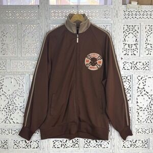 Star Co Unrestricted Apparel Military‎ Mindz Jacket Mens XL Skull Graphic Grunge